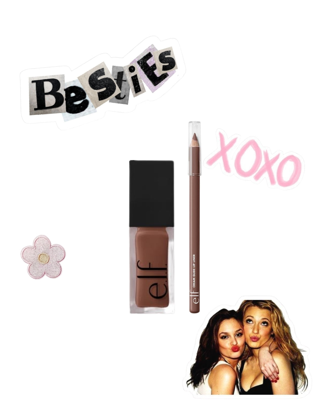 e.l.f. Lip Combo: Honey Talks + Dark Cocoa