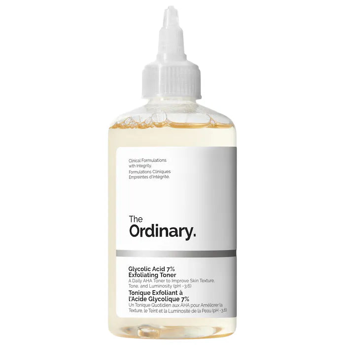 THE ORDINARY GLYCOLIC ACID 7% EXFOLIATING AND BRIGHTENING DAILY TONER 240ML