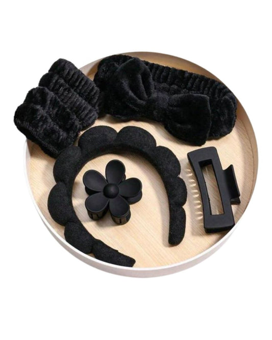 SET DE 6 PIEZAS DE DE DIADEMA Y RETENEDORES